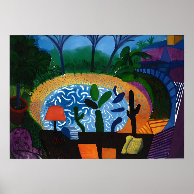 David Hockney Kunstwerk Poster (Vorne)