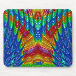 DAVID ~ Hübsches 3D-Muster ~ Personalisiert ~ Mousepad