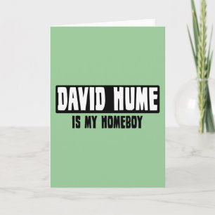 David Hume ist mein Homeboy Karte