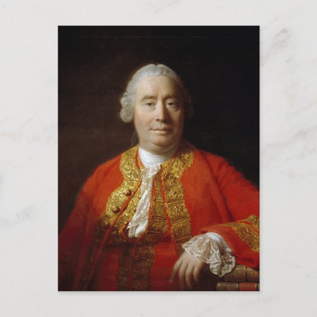 David Hume von Allan Ramsay (1766) Postkarte (Vorderseite)