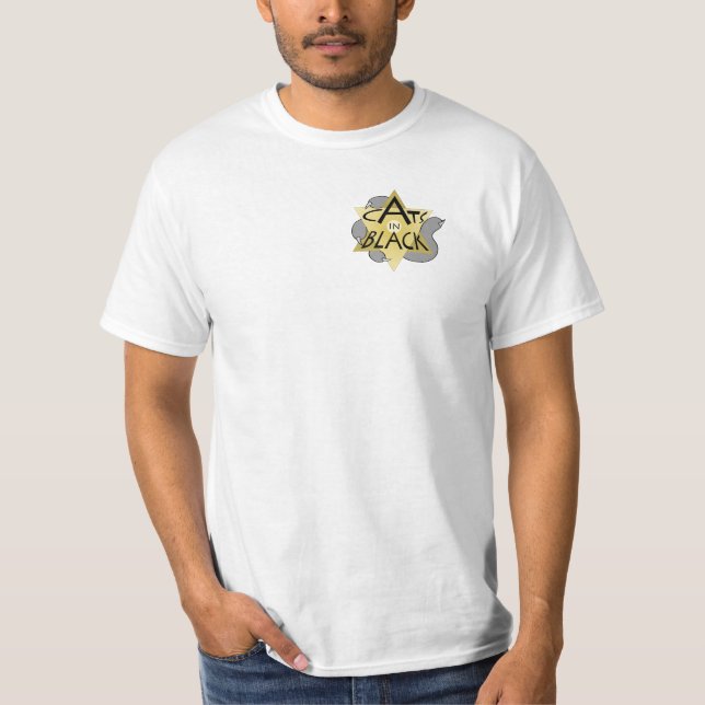David Icke - Katzen im Schwarzen T-Shirt (Vorderseite)