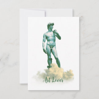 David in den Wolken RSVP Karte