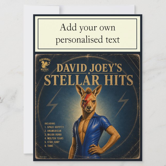 David Joey Album: eine Parodie (Vorderseite)