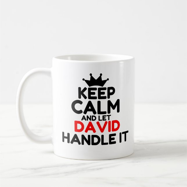 DAVID KAFFEETASSE (Links)