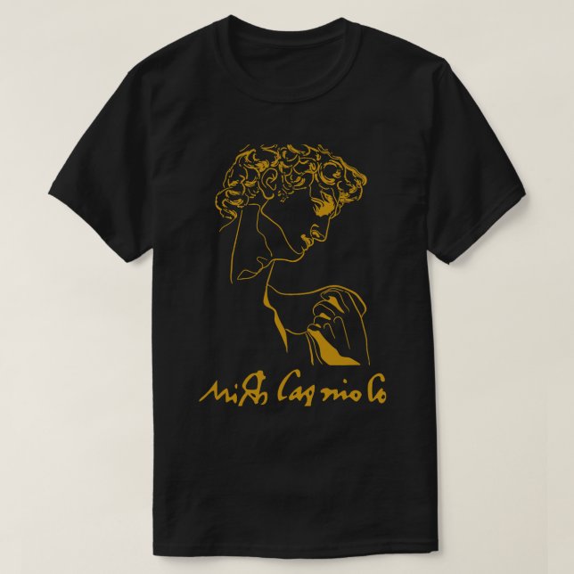 David Michelangelo Bildhauer Maler Kunst T-Shirt (Design vorne)