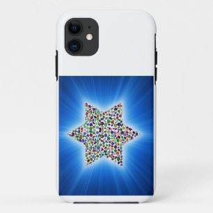 David mit Gemstones Star Case-Mate iPhone Hülle