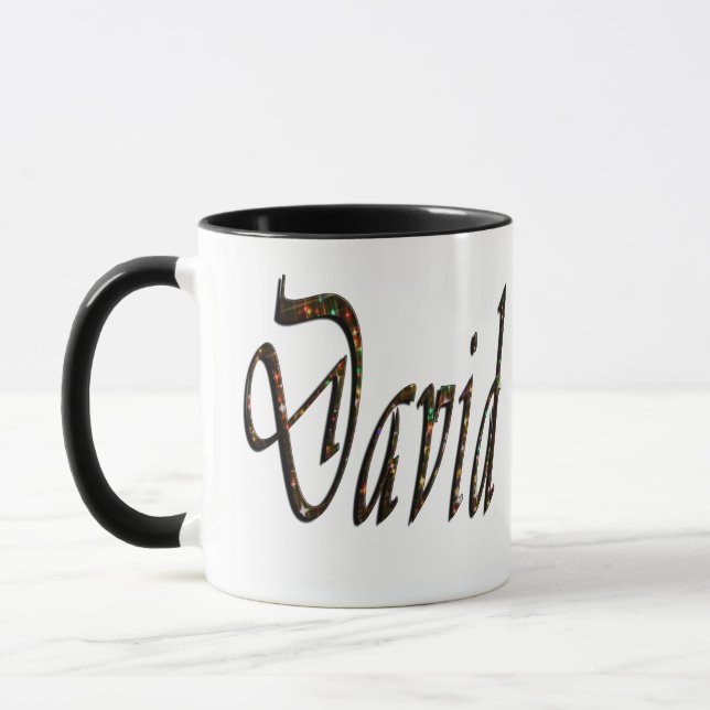 David, Name, Logo, Tasse (Links)