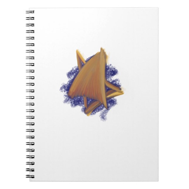 David Notebook Star Notizblock (Vorderseite)