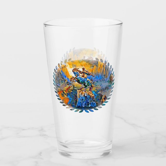 David of Sassoun Glass Cup Glas (Vorderseite)