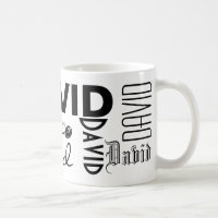 DAVID - personifizieren Sie die Tasse