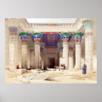David Roberts Grand Portico, Tempel von Phila
