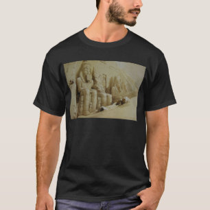 David Roberts Großer Tempel Aboo Simbel T-Shirt