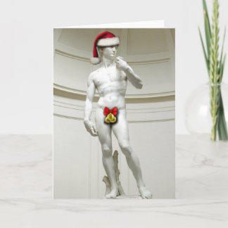 David Santa Greeting Card Feiertagskarte