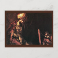 David spielt die Harfe vor Saul.