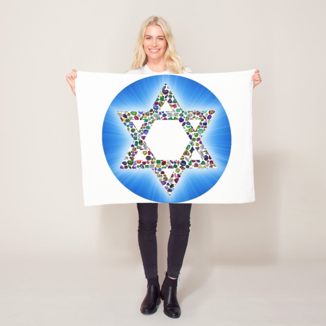David Star Fleecedecke (Beispiel)