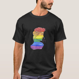 David Statue Michelangelo Gay Pride Colorful Hoo T-Shirt