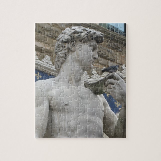 David Statue Michelangelo in Italien Puzzle (Vertikal)