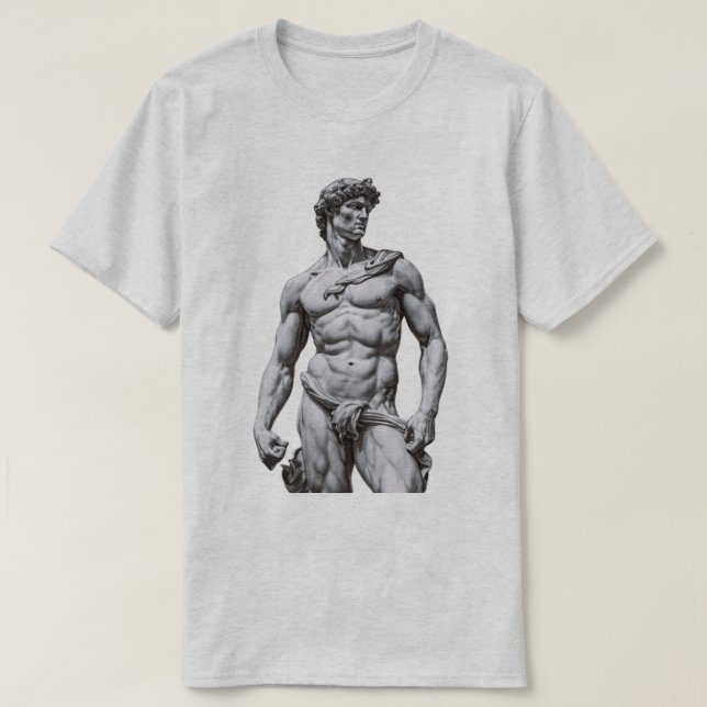 David-Statue T-Shirt (Design vorne)
