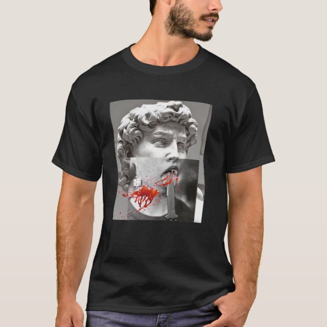 David-Statue T-Shirt (Vorderseite)