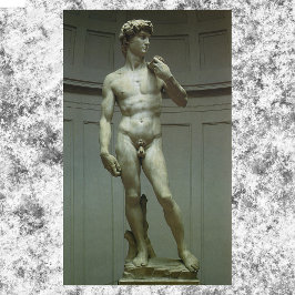 David-Statue von Michelangelo Poster