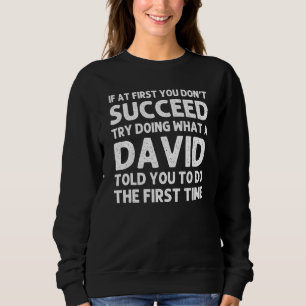 David Surname Family Tree Birthday Wiedersehen Ide Sweatshirt