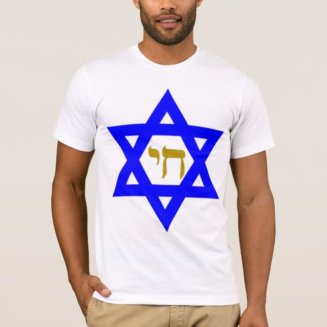David & Symbol von LIFE T-Shirt (Vorderseite)