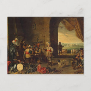 David Teniers der Jüngere Guardroom Postkarte
