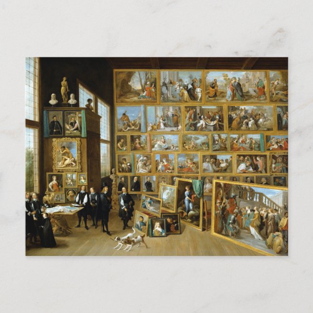 David Teniers jüngere Kunstsammlung Postkarte (Vorderseite)
