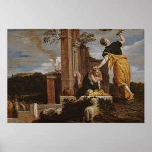 David Teniers the Younger - Abrahams Opfer von Poster