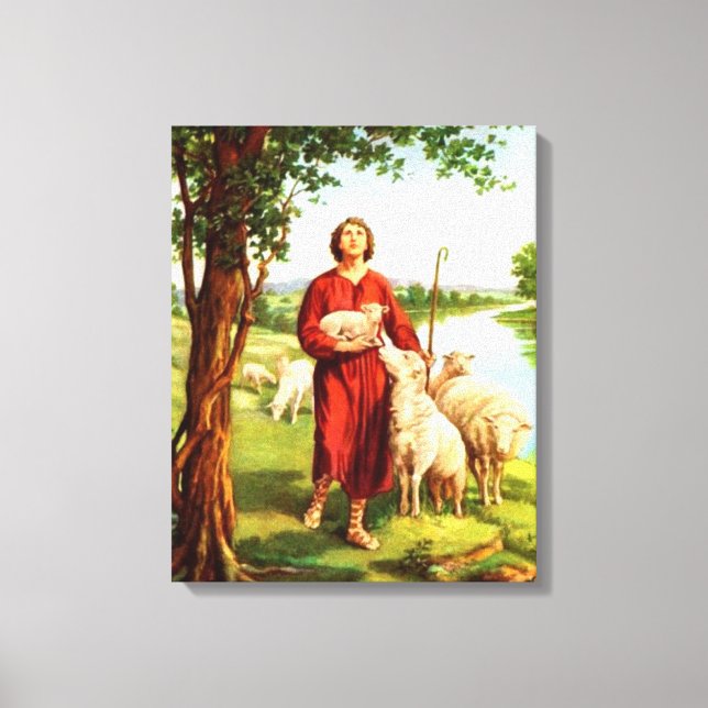 David The Shepherd Leinwanddruck (Vorderseite)