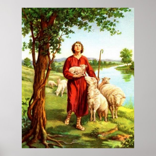 David The Shepherd Poster (Vorne)