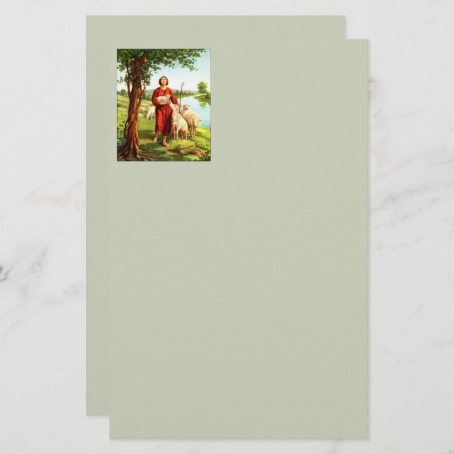 David The Shepherd Stationery Briefpapier (Vorne/Hinten)