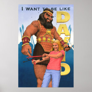 David und Goliath-Girl Poster
