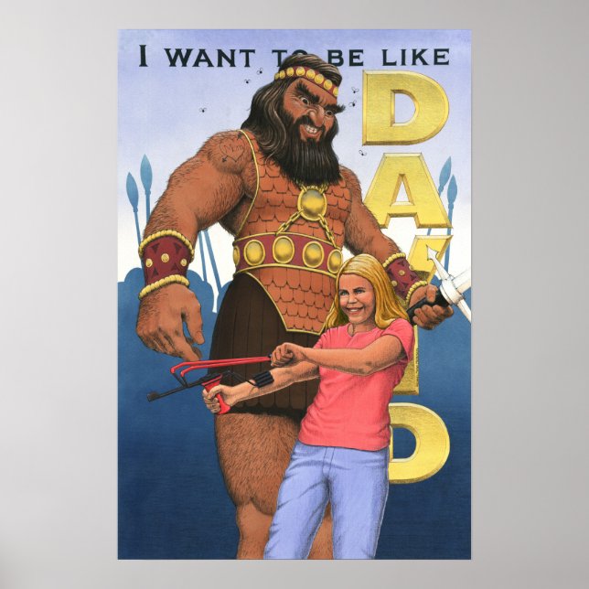 David und Goliath-Girl Poster (Vorne)