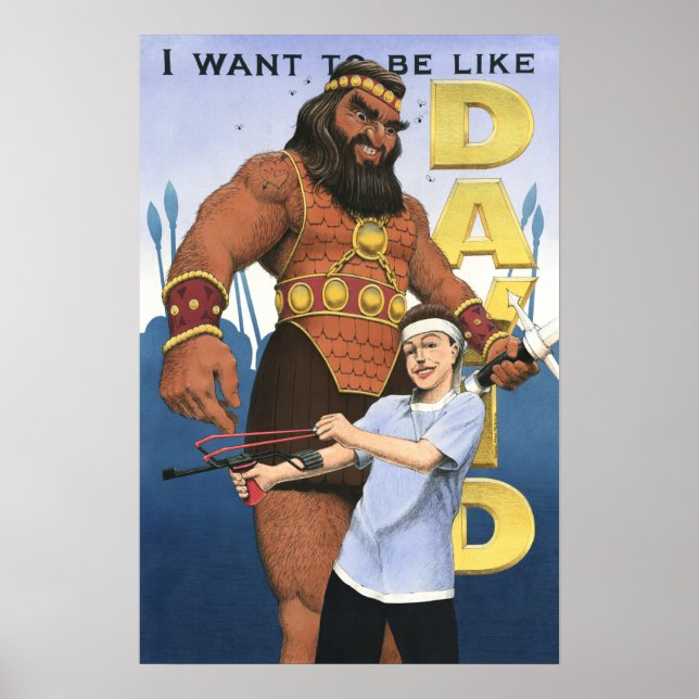 David und Goliath - Junge Poster (Vorne)