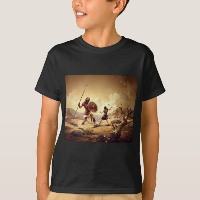 David und Goliath T-Shirt (Vorderseite)