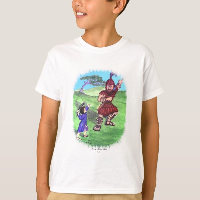 DAVID UND GOLIATH T-Shirt (Vorderseite)