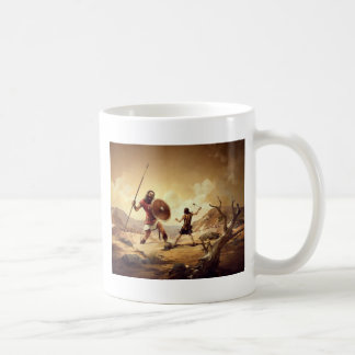David und Goliath Tasse