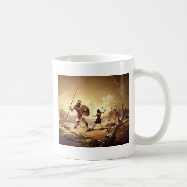 David und Goliath Tasse (Rechts)