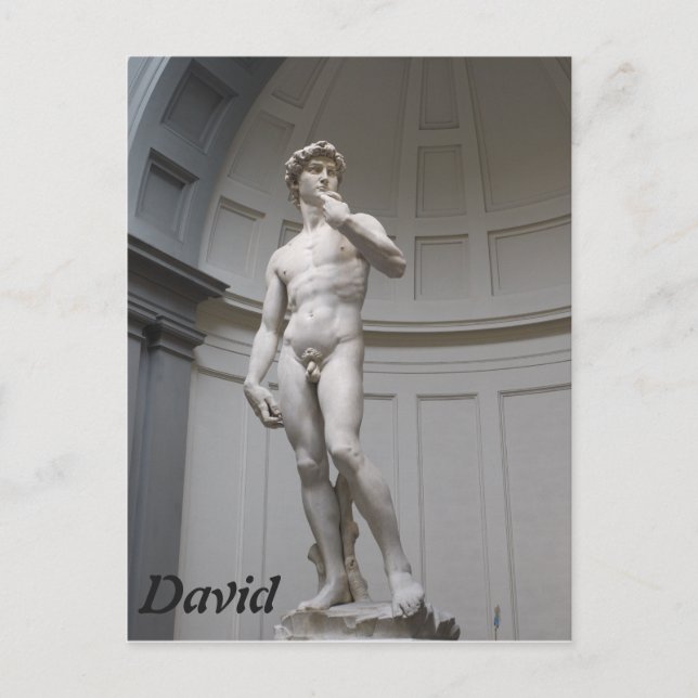 David von Michelangelo - Florence Postkarte (Vorderseite)