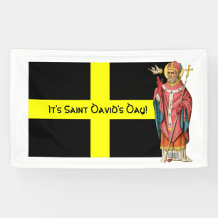 David von Wales (P 001) und Seine Flagge Banner