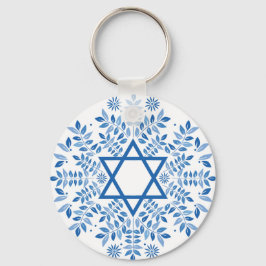 Davidenstern Schlüsselanhänger