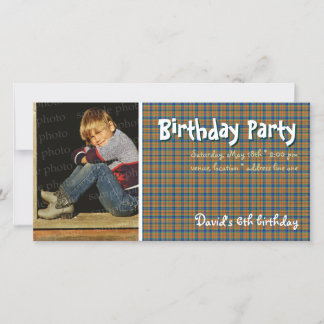 David's Birthday Party Foto | Schottisch kariert