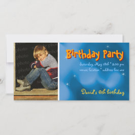 David's Geburtstagsparty | Stars Foto Einladung