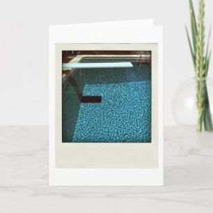 David's Pool 0916 3d Computer Art Card Karte