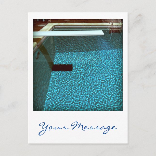 David's Pool 0916 Custom 3d Computer Art Postkarte (Vorderseite)