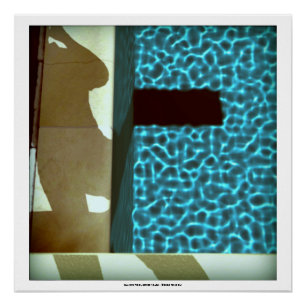 DAVIDS POOL-REIHE 10e05- 3D Computer KUNST Plakat Poster