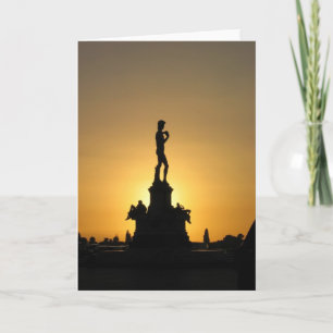 Davids Silhouette Karte