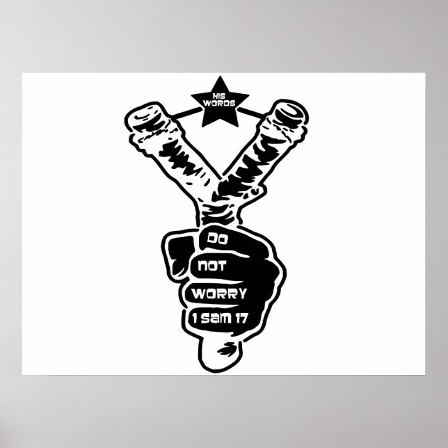 David's Slingshot Poster (Vorne)