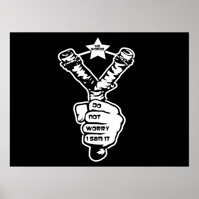 David's Slingshot Poster (Vorne)